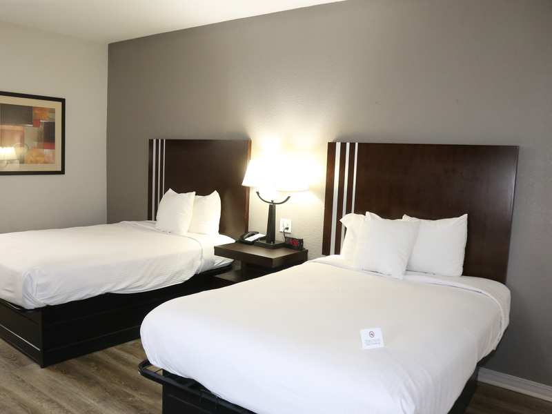 Guest room with two beds